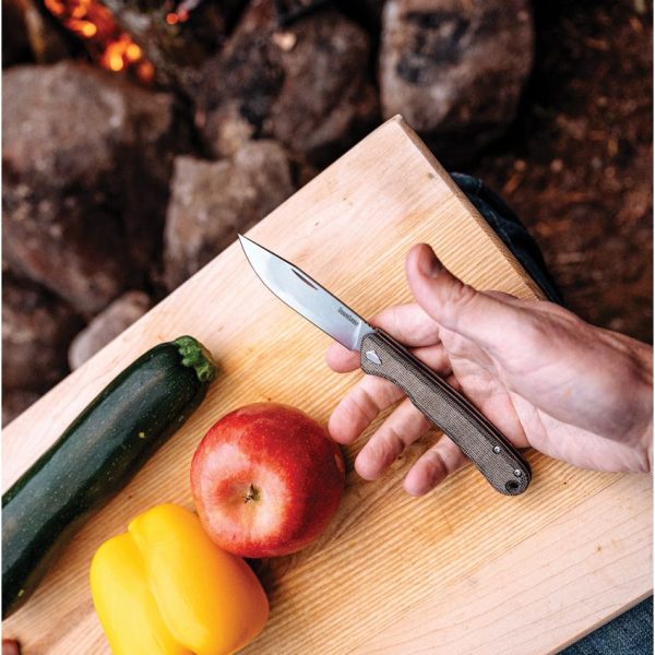 Kershaw Federalist Folder - Green Micarta CPM-154