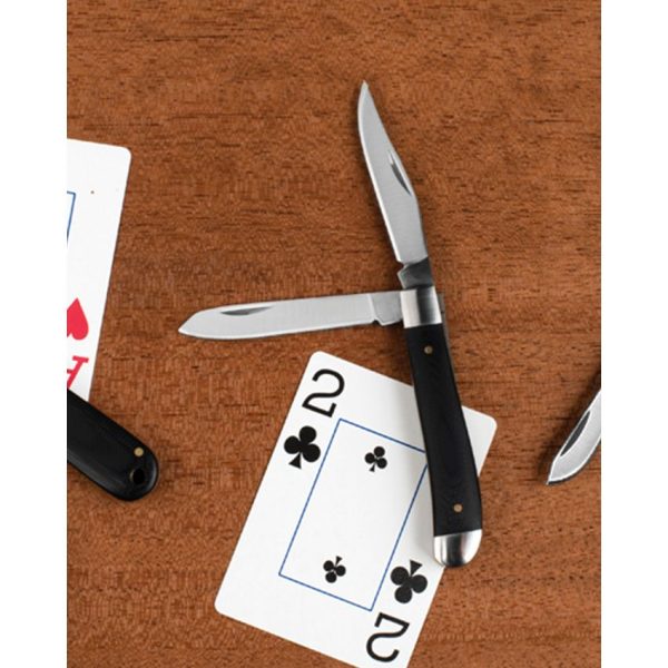 Kershaw Gadsden Pocket Knife - Black G10 Dual Blade