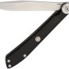Kai USA Folding Steak Knife 3.25" 420J2 Black w/ Sheath