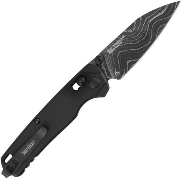 Kershaw Bel Air DuraLock Black Damascus Folding Knife