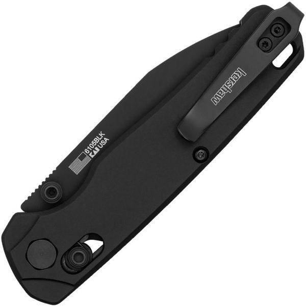 Kershaw Bel Air DuraLock Black Folding Knife CPM MagnaCut