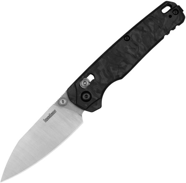 Kershaw Bel Air DuraLock Black Carbon Fiber Folding Knife CPM MagnaCut
