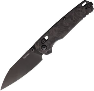 Kershaw Bel Air DuraLock Black CF Folding Knife CPM MagnaCut