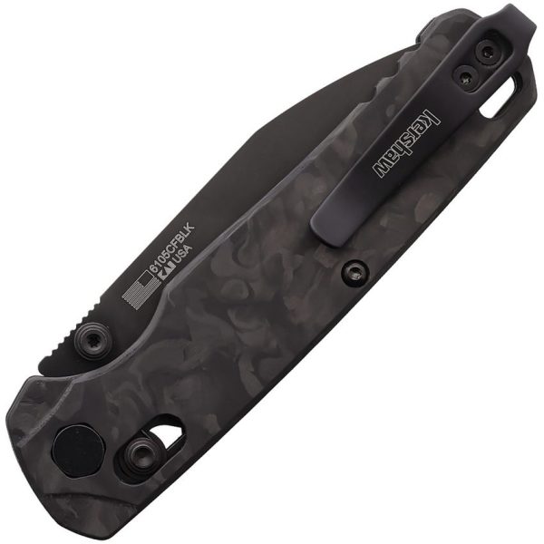Kershaw Bel Air DuraLock Black CF Folding Knife CPM MagnaCut