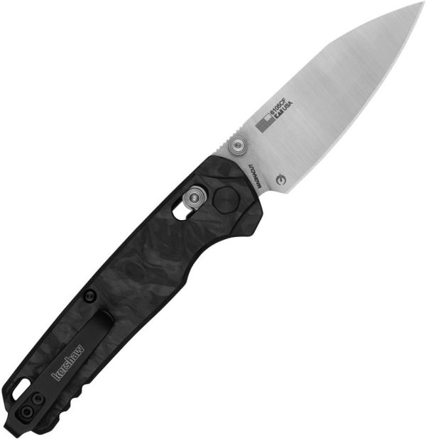 Kershaw Bel Air DuraLock Black Carbon Fiber Folding Knife CPM MagnaCut