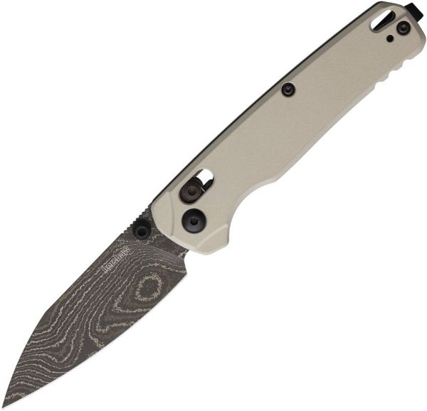 Kershaw Bel Air DuraLock Damascus Folding Knife 3.13" Blade