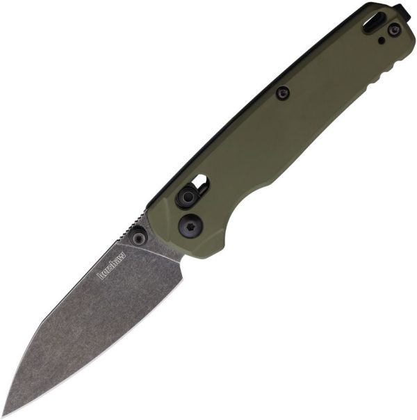 KS6105OLBW.jpg Kershaw Bel Air DuraLock Folding Knife MagnaCut Steel Green