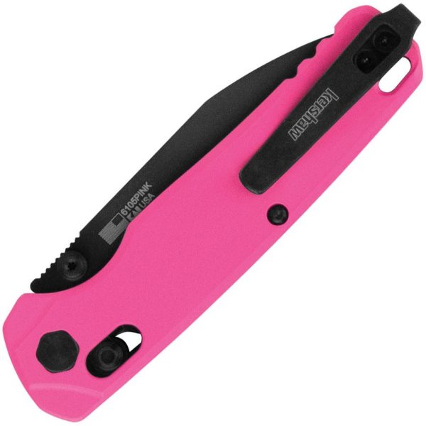 Kershaw Bel Air DuraLock Pink Folding Knife CPM MagnaCut