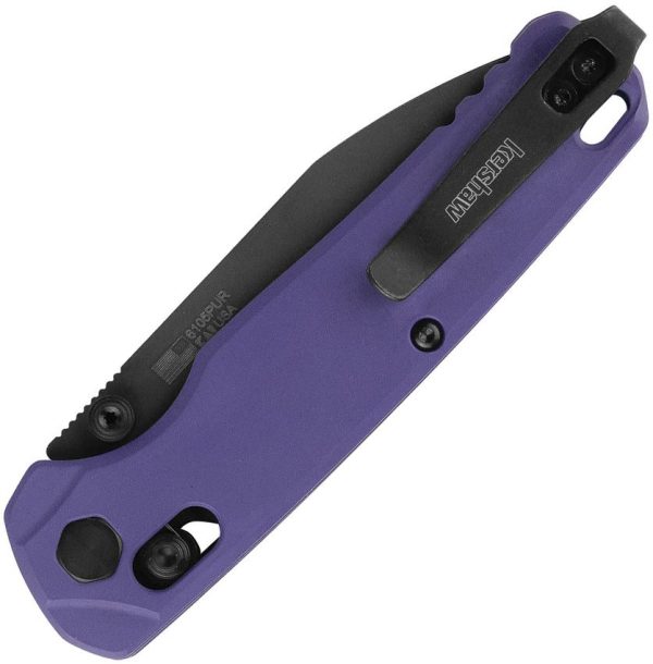 Kershaw Bel Air DuraLock Purple Folding Knife CPM MagnaCut