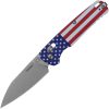 Kershaw Bel Air DuraLock Flag Folding Knife CPM MagnaCut USA