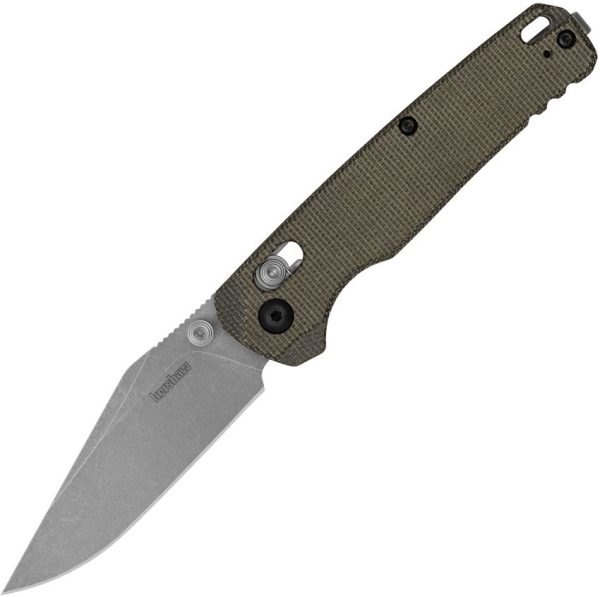 Kershaw Bel Air DuraLock Folding Knife CPM MagnaCut Green Micarta