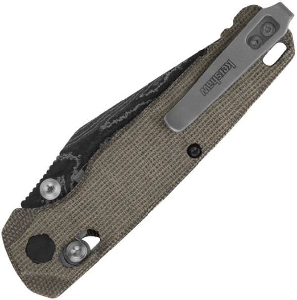 KS6106DAM_add_01.jpg Kershaw Bel Air DuraLock Damascus Folding Knife Green Micarta