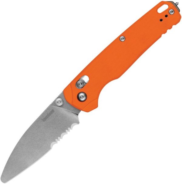 Kershaw Bel Air EMT Orange G10 Folding Knife CPM MagnaCut