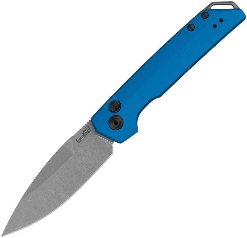 Kershaw Auto Launch Iridium Blue Folding Knife 3.5" CPM MagnaCut