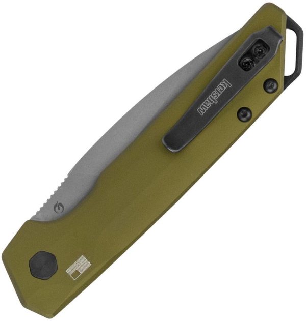 Kershaw Auto Launch Iridium Olive Automatic Knife