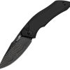 Kershaw Auto Launch 1 Button Lock Folding Knife 3.5" Damascus Black