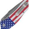 Kershaw Auto Launch 1 USA Flag Automatic Knife