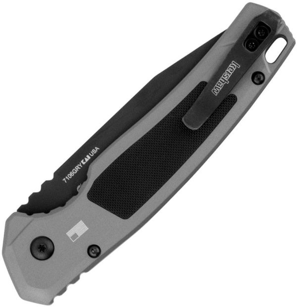 KS7106GRY_add_01.jpg Kershaw Auto Launch 21 Gray Drop Point Automatic