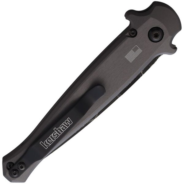 Kershaw Auto Launch 8 Button Lock Damascus - 3.5in