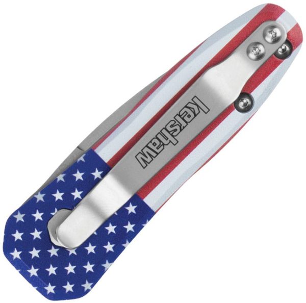 Kershaw Auto Launch 4 USA Flag CPM-154 Automatic