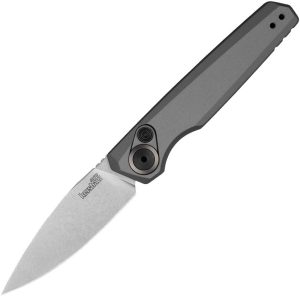 Kershaw Auto Launch 18 Button Lock - Gray Aluminum
