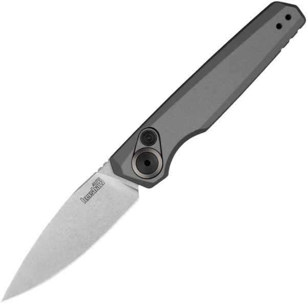 KS7551.jpg Kershaw Auto Launch 18 Button Lock - Gray Aluminum