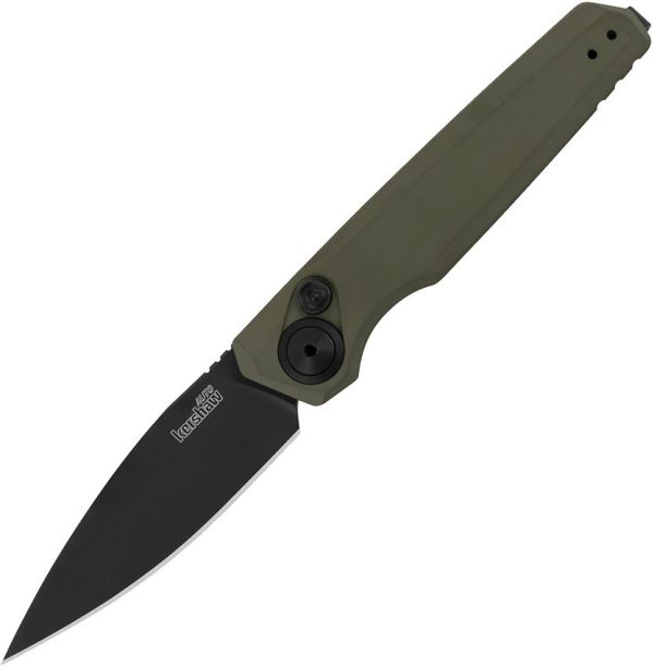 KS7551OLBLK.jpg Kershaw Auto Launch 18 OL Black - Green Handle