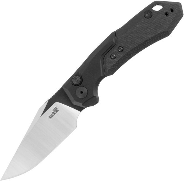 KS7851BLK.jpg Kershaw Auto Launch 19 Two-Tone CPM-154 Black Handle