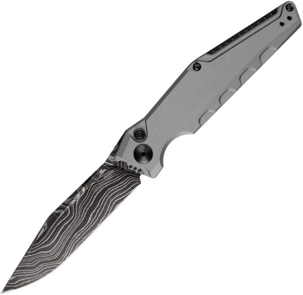 Kershaw Auto Launch 7 Damascus Gray Aluminum