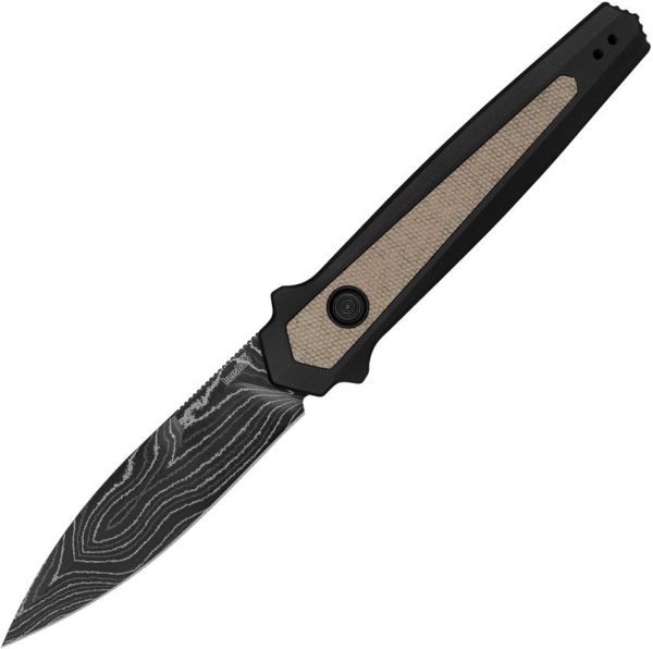 Kershaw Auto Launch 15 Damascus Spear Point