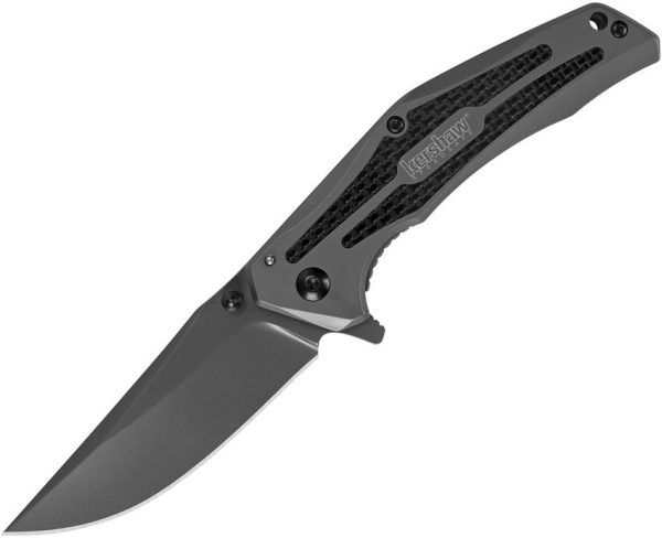 KS8300.jpg Kershaw Duojet Framelock Assisted Folding Knife Black 8Cr13MoV