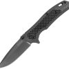 Kershaw Fringe Framelock Assisted Opening Folding Knife Black