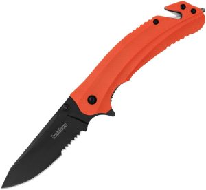 Kershaw Barricade Linerlock A/O Orange GRN