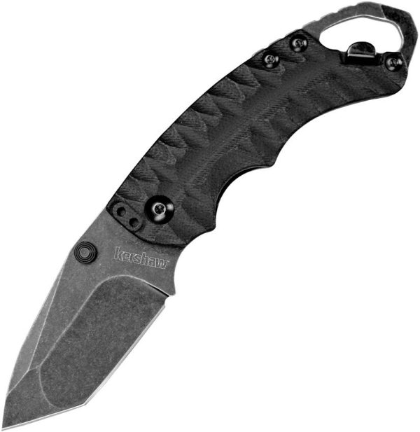 Kershaw Shuffle II Blackwash Tanto - Black GRN
