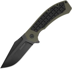 Kershaw Faultline Linerlock Folding Knife 3" Black Oxide Blade