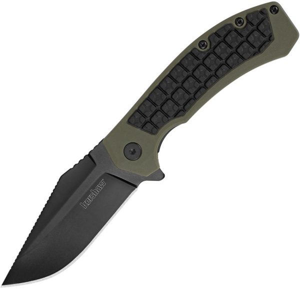 Kershaw Faultline Linerlock Folding Knife 3" Black Oxide Blade