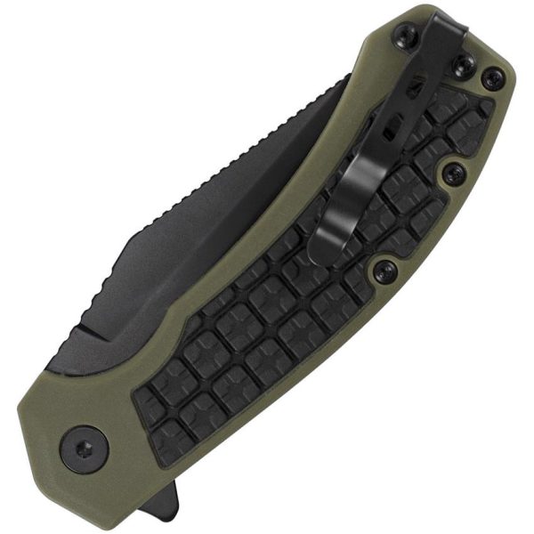 Kershaw Faultline Linerlock Folding Knife 3" Black Oxide Blade
