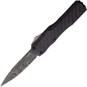 Kershaw Auto Livewire OTF CF Damascus - Carbon Fiber