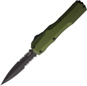 Kershaw Auto Livewire OTF Serrated OD Green
