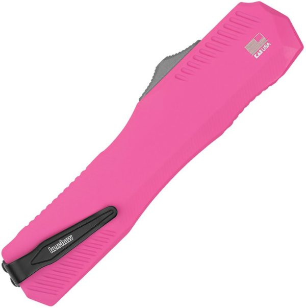 Kershaw Auto Livewire OTF Pink Aluminum CPM MagnaCut