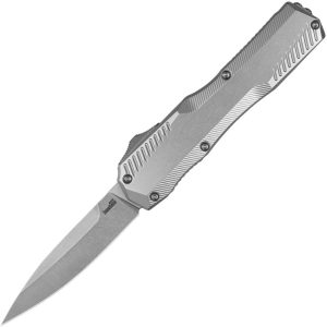 Kershaw Auto Livewire OTF Raw Aluminum CPM MagnaCut