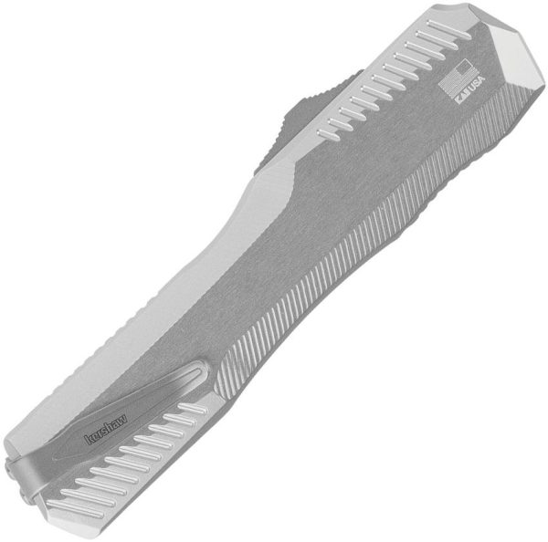Kershaw Auto Livewire Reverse Tanto Raw Aluminum OTF