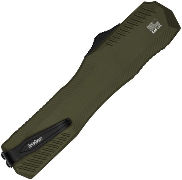 Kershaw Auto Livewire OTF Tanto OD Green