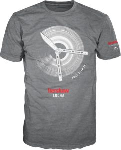 Kershaw Lucha T-Shirt Small - Gray Cotton