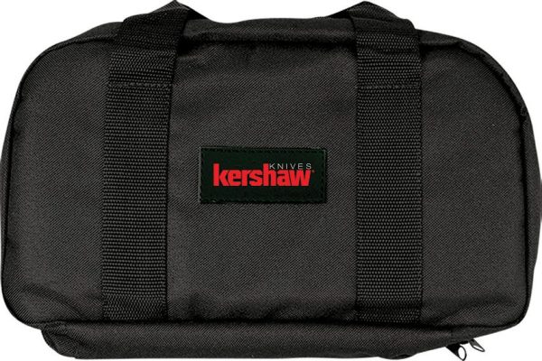 KSZ997.jpg Kershaw Black Nylon Knife Storage Bag Holds 18 Folding Knives