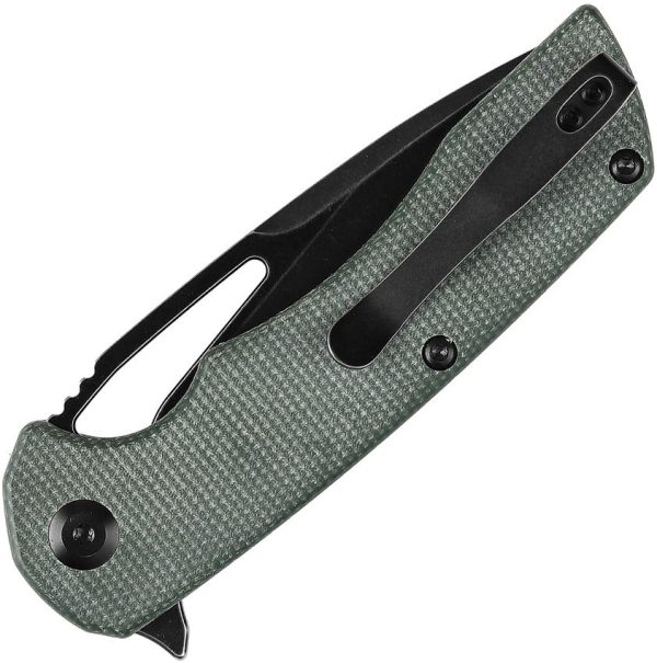 Kansept Kryo Framelock - Green Micarta