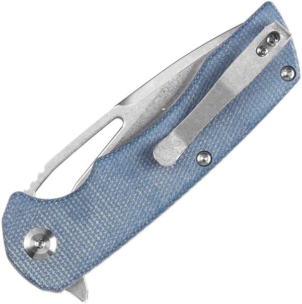 Kansept Kryo Framelock - Blue Micarta