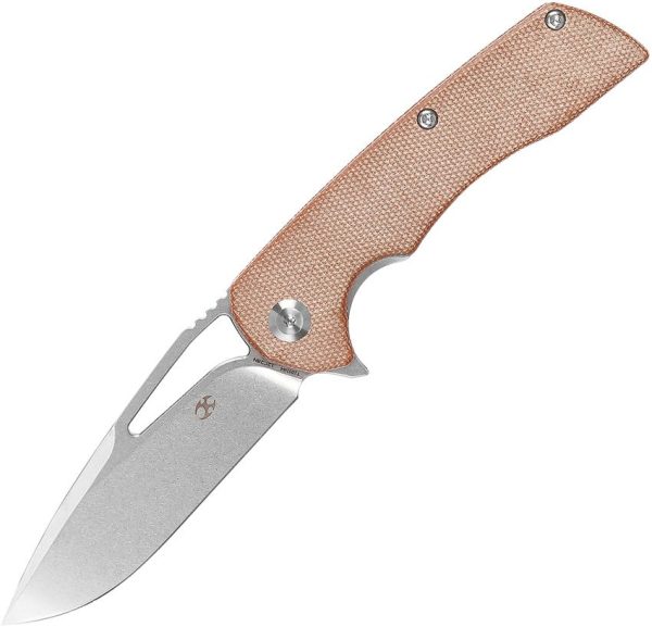 Kansept Kryo Framelock - Brown Micarta