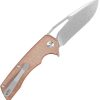 Kansept Kryo Framelock - Brown Micarta