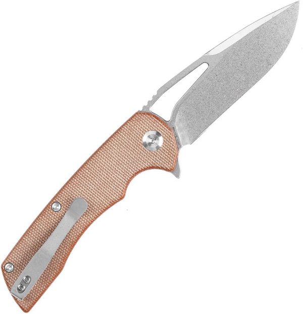 Kansept Kryo Framelock - Brown Micarta